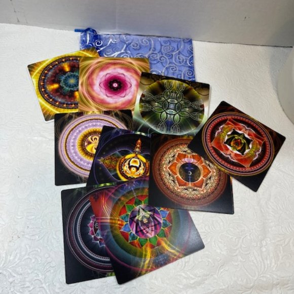 Lemurian Codes for Healing Card Deck Contains 11 Cards in Pouch 4"x4" - Picture 3 of 4